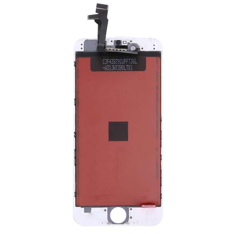 10 PCS TFT LCD Screen for iPhone 6 Digitizer Full Assembly with Frame (White)