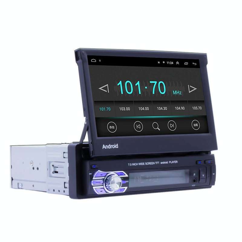HD 7 inch Single Din Car Android Player GPS Navigation Bluetooth Touch Stereo Radio, Support Mirr...
