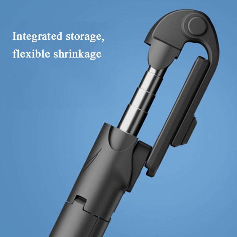 Bluetooth Black XT02 360-Degree Rotating Multi-Function Retractable Mobile Phone Selfie Stick To ...