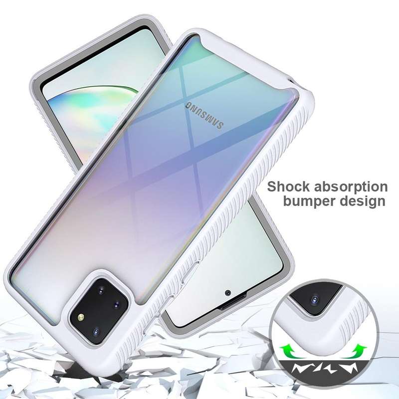 For Samsung Galaxy Note 10 Lite Starry Sky Solid Color Series Shockproof PC + TPU Protective Case...