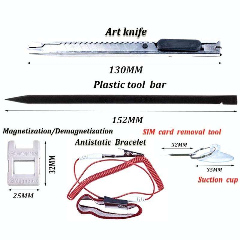 Portable Cloth Bag Mobile Phone Disassembly Maintenance Tool Multi-function Combination Tool Scre...