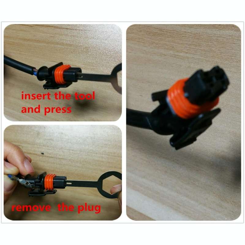 59 in 1 Car Plug Circuit Board Wire Harness Terminal Extraction Pick Connector Crimp Pin Back Nee...