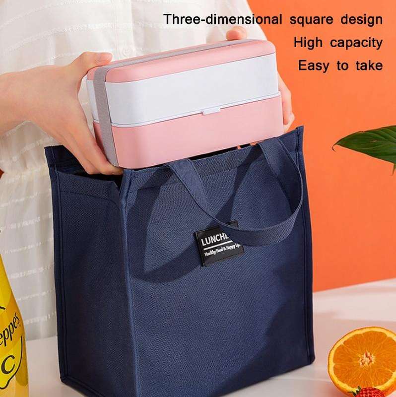 Thickened Aluminum Foil Insulation Lunch Box Bag Waterproof Portable Meal Bag, Specification: 20x...