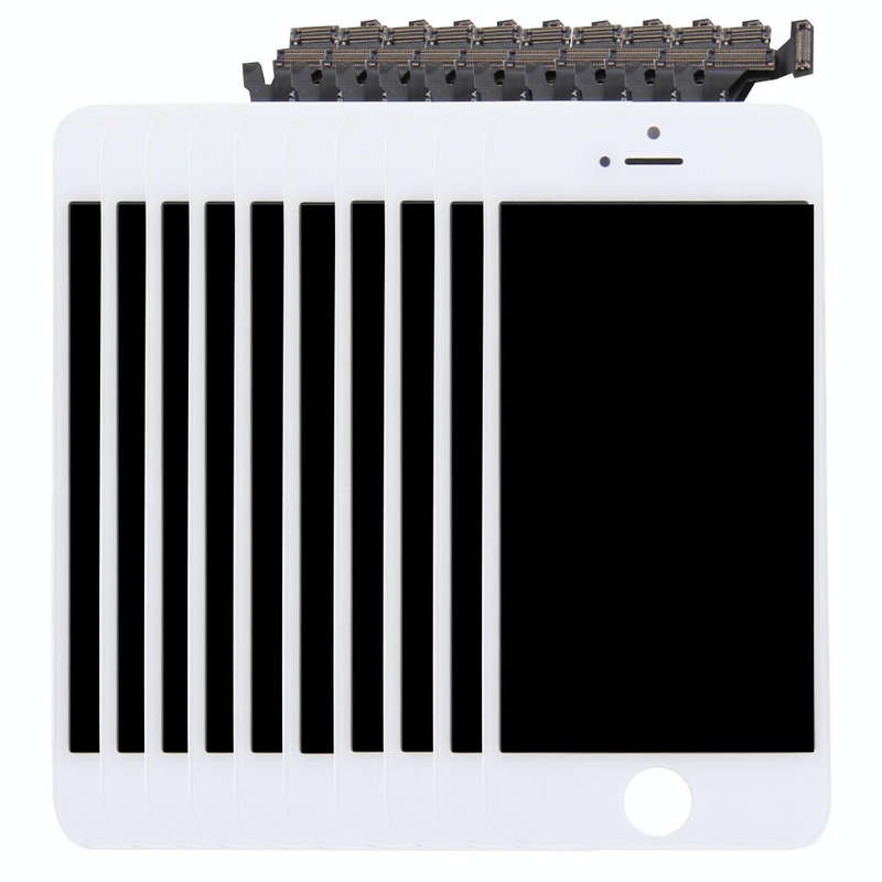 10 PCS TFT LCD Screen for iPhone 5 Digitizer Full Assembly with Front Camera