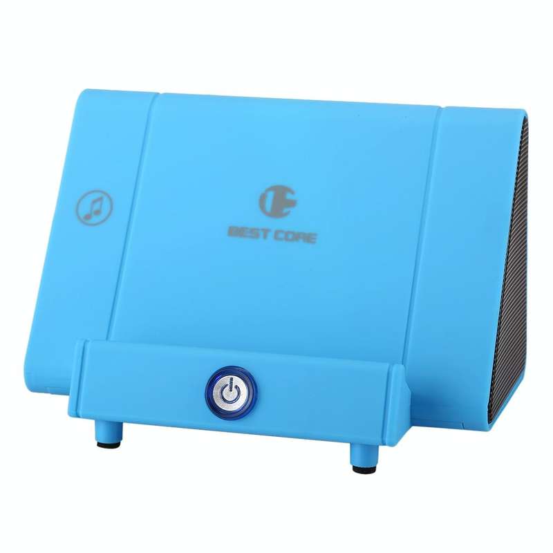 SY317A Portable Phone Stand Wireless Induction Stereo Speaker, Support Hands-free Calls & AUX IN(...