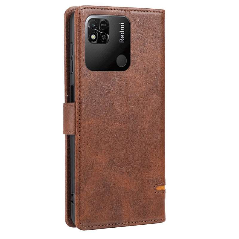 For Xiaomi Redmi 10C Classic Wallet Flip Leather Phone Case(Brown)
