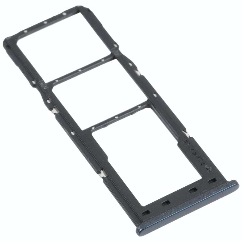 For Samsung Galaxy M12 SM-M127 SIM Card Tray + SIM Card Tray + Micro SD Card Tray (Black)