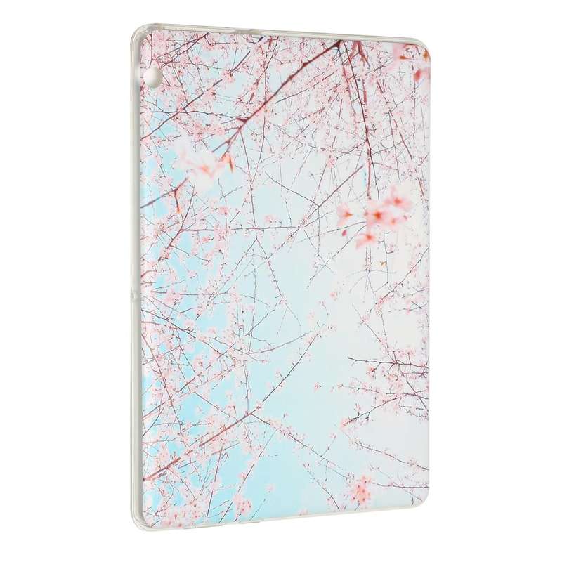 For Huawei MediaPad T3 10 Painted TPU Tablet Case(Cherry Blossoms)
