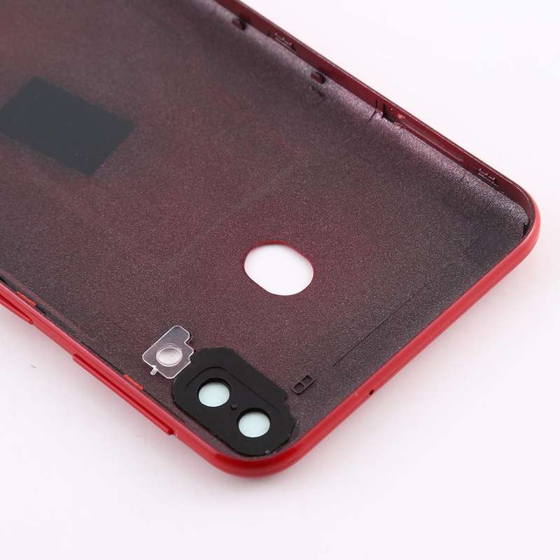 For Galaxy M20 Battery Back Cover (Red)