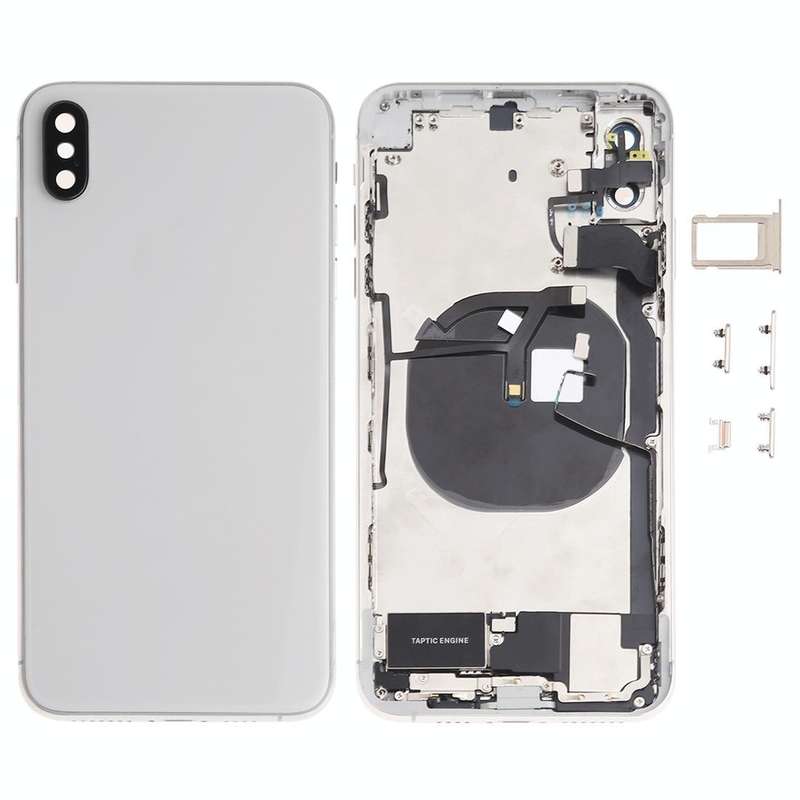 Battery Back Cover Assembly (with Side Keys & Speaker Ringer Buzzer & Motor & Camera Lens & Card ...