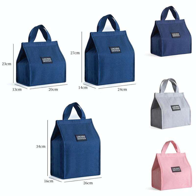 Thickened Aluminum Foil Insulation Lunch Box Bag Waterproof Portable Meal Bag, Specification: 20x...