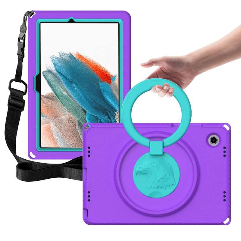 For Samsung Galaxy Tab A8 10.5 2021 EVA + PC Shockproof Tablet Case with Waterproof Frame(Purple)