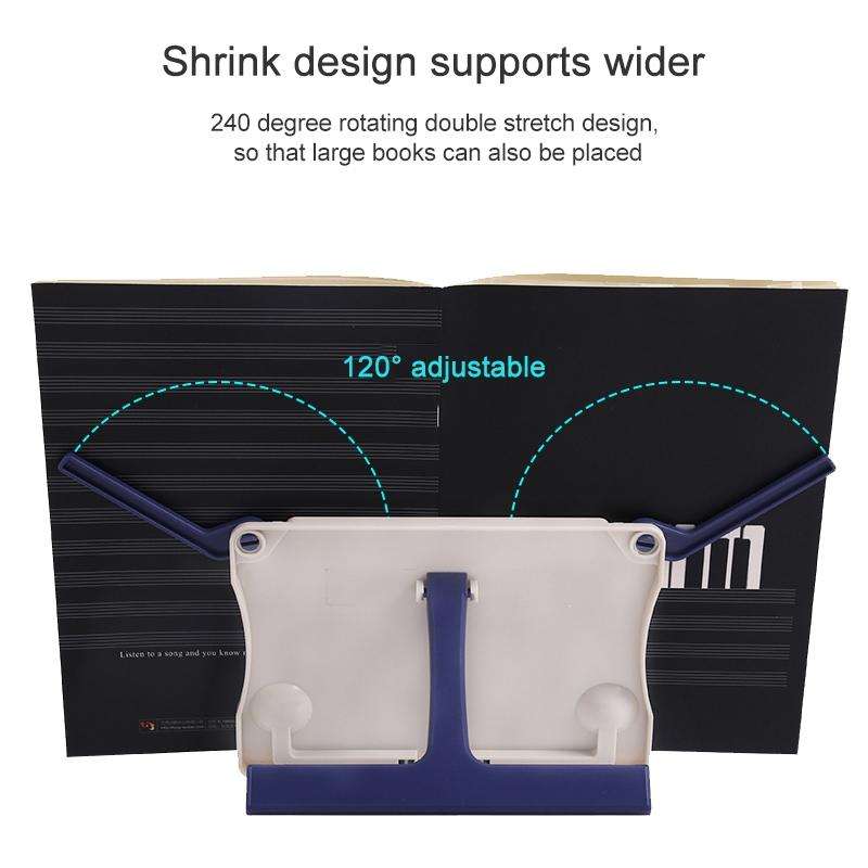 Portable Foldable Desktop Music Stand(White)