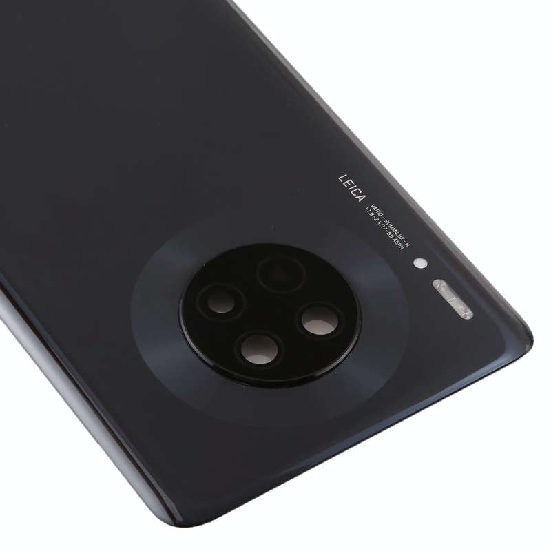 Original Battery Back Cover with Camera Lens for Huawei Mate 30(Black)