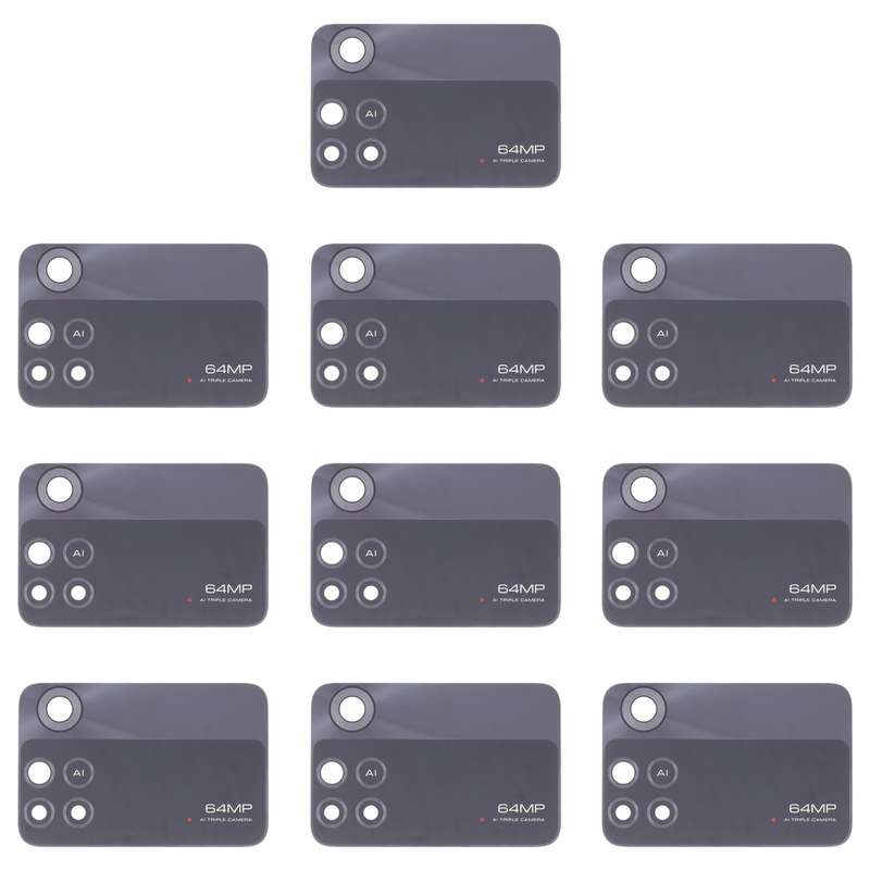 10 PCS Back Camera Lens For Xiaomi Poco M4 Pro 4G