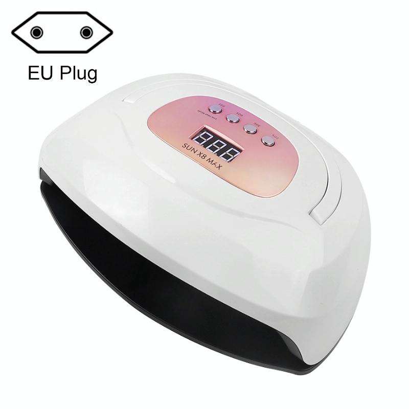 Sun X8 Max 150W Dual Light Source UV Nail Lamp LED Phototherapy Machine(EU Plug)
