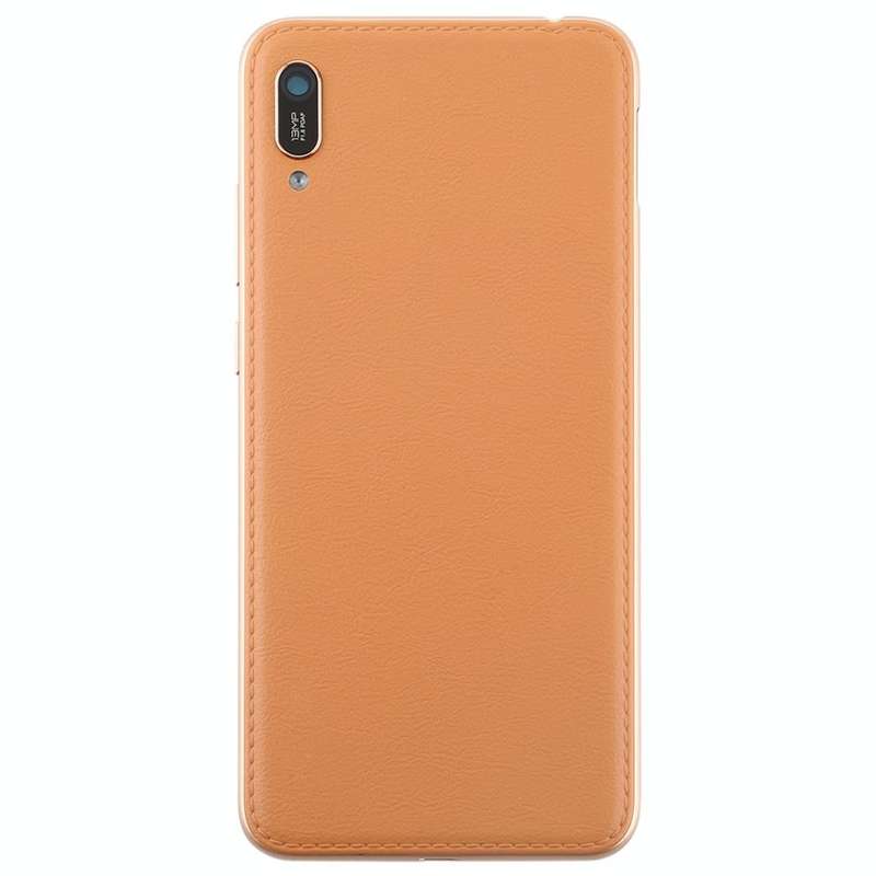 Battery Back Cover with Camera Lens & Side Keys for Huawei Enjoy 9e(Coffee)