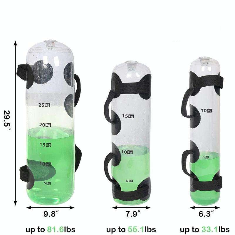 Weight-Bearing Fitness Water Bag Adjustable Water Power Bag Portable Water Injection Weightliftin...