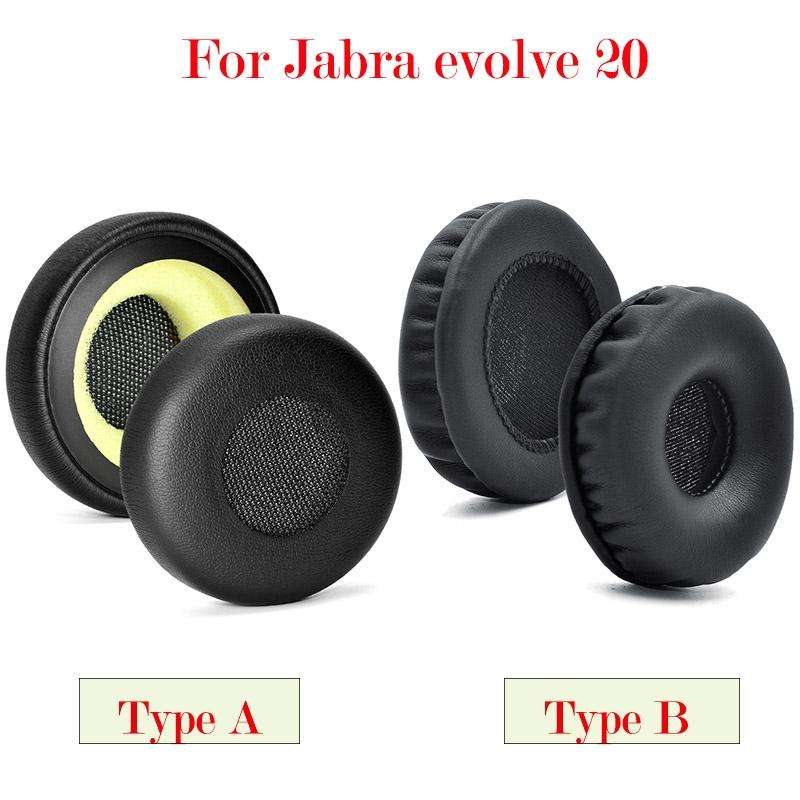 1 Pair Headphone Cover for Jabra Evolve 20 20SE 30 30II 40 65 65+, Color: Original