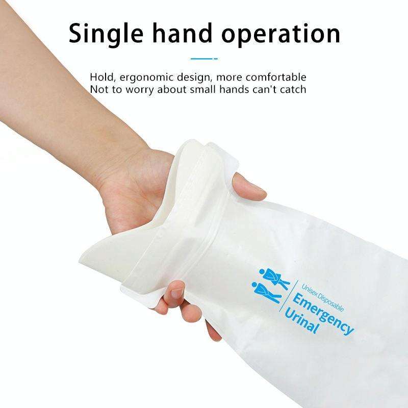 4pcs / Set Vehicle Emergency Urine Bags Unisex Disposable Portable Toilet 700ml