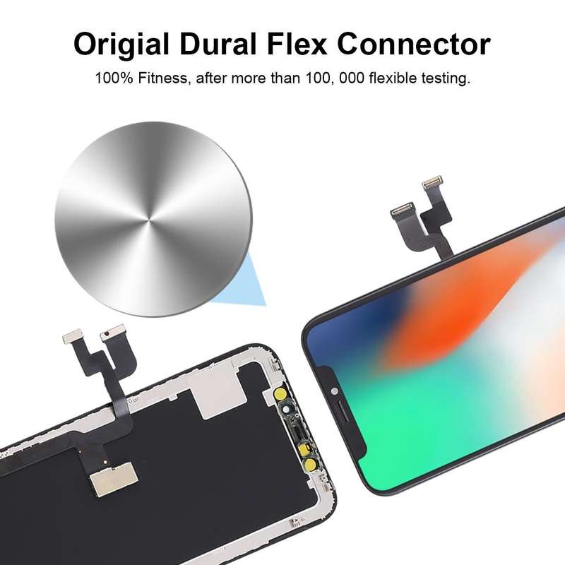 GX Hard OLED LCD Screen for iPhone X with Digitizer Full Assembly (Black)