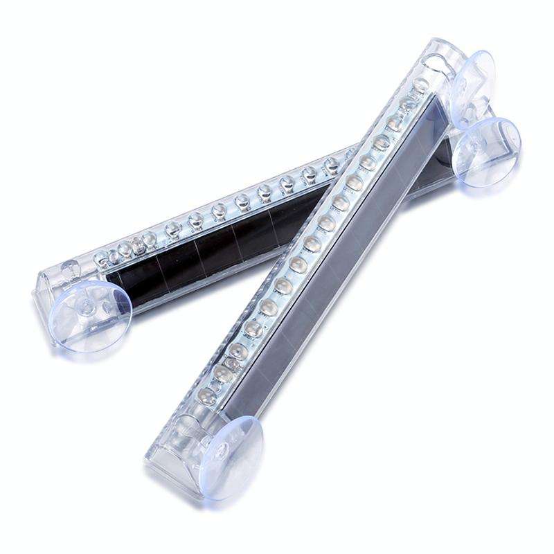 Wiring Free Rear Window Solar LED Sensor Car Warning Light(Color)