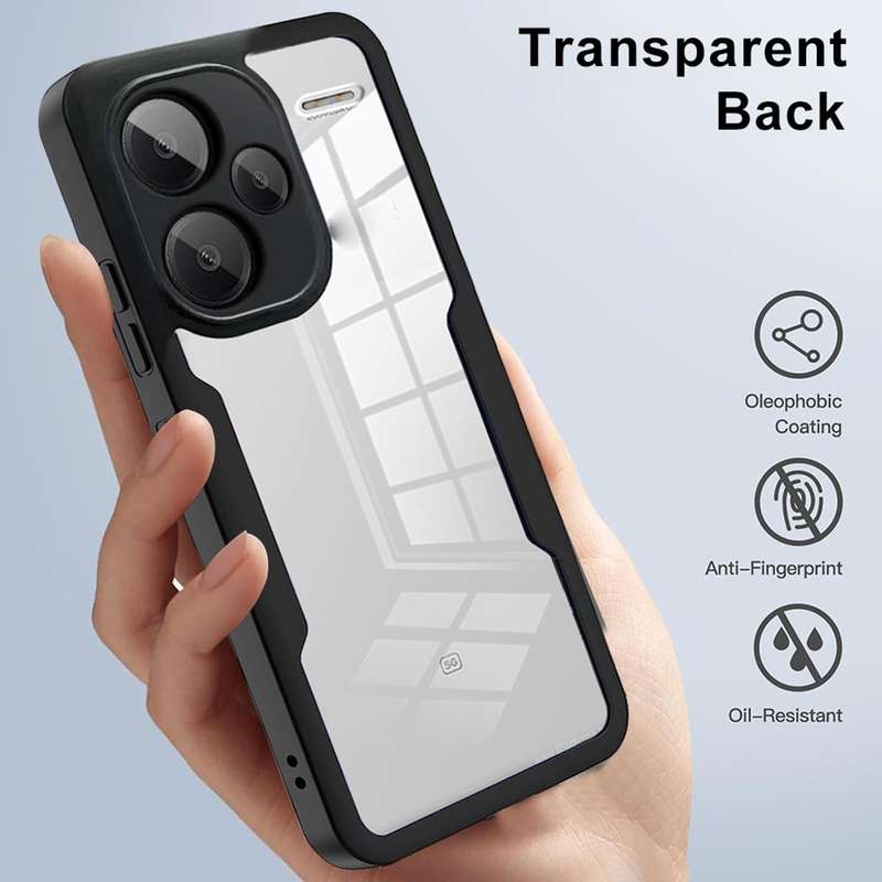 For Xiaomi Redmi Note 13 Pro+ 5G Acrylic + TPU 360 Degrees Full Coverage Phone Case(Green)
