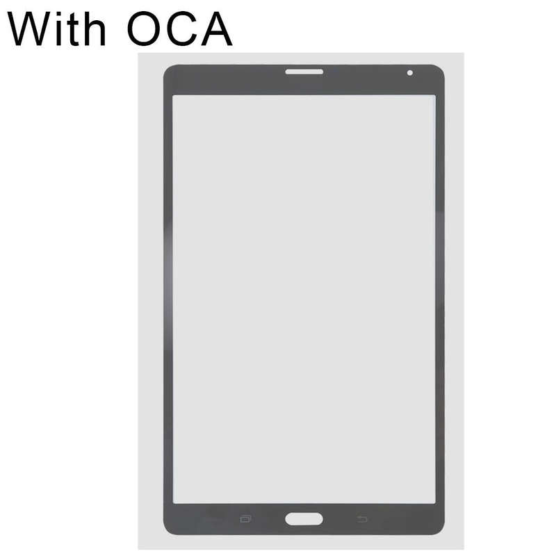 For Samsung Galaxy Tab S 8.4 LTE / T705 Front Screen Outer Glass Lens with OCA Optically Clear Ad...