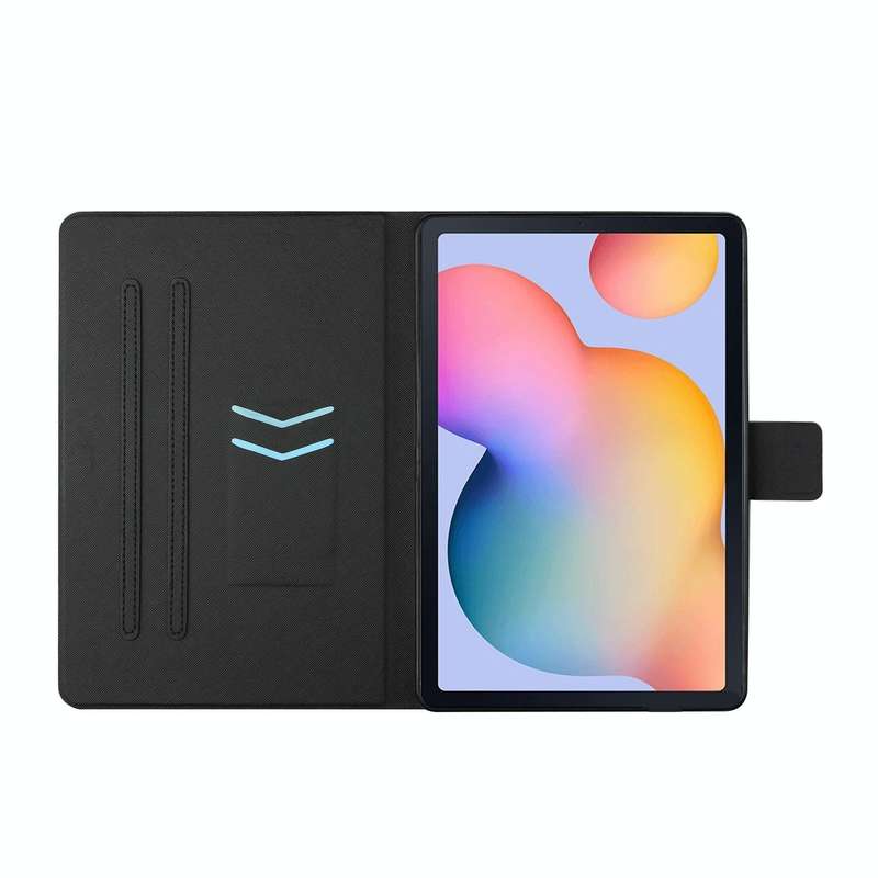 For Samsung Galaxy Tab A 10.1 2019 T515/T510 Colored Drawing Horizontal Flip Leather Case with Ho...