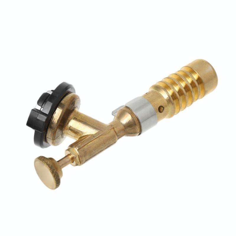 High Temperature Brass Gas Turbo Torch Aluminum Brazing Propane Weld Plumbing Fire Gun