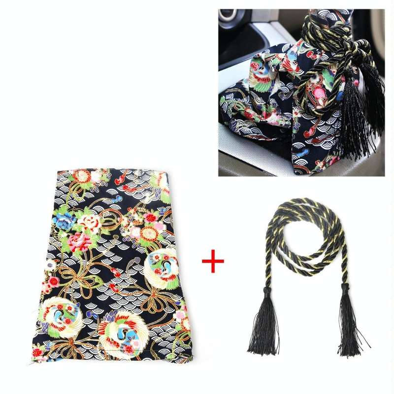 Car Personality Gear Cover Automatic Manual Gear Lever Dustproof Cover(Flying Crane)