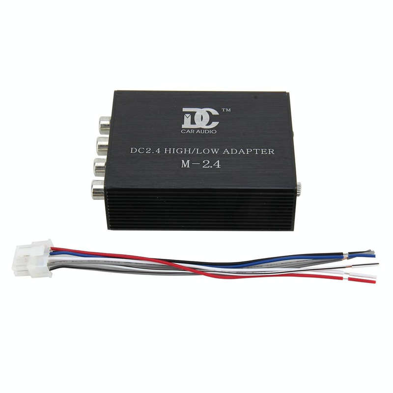 Car Audio Speaker Level Converter High VF Rotates Low VF 2 Ways Auto Car High to Low Impedance Co...