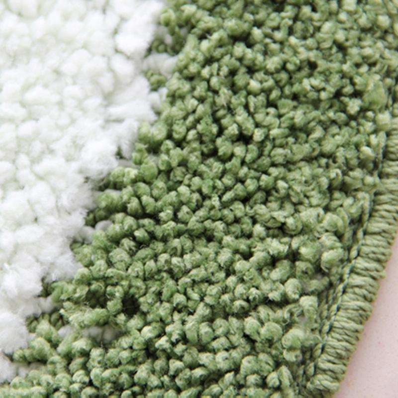 Foot-shaped Non Slip Shaggy Soft Water Absorption Bedroom Bathroom Carpet Mat, Size: 40x60cm(Purple)