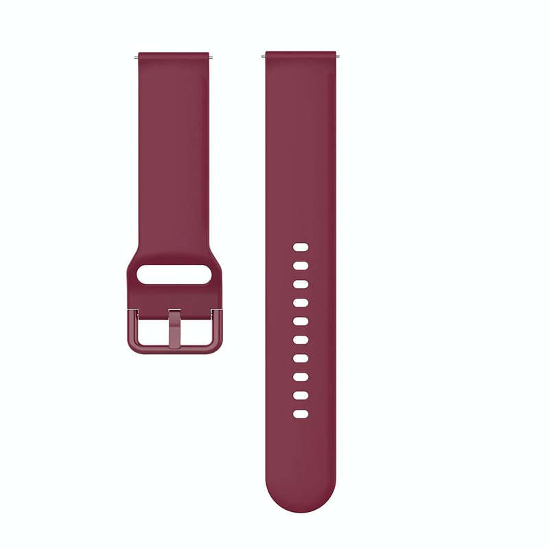 23mm Color Buckle Silicone Wrist Strap Watch Band for Fitbit Versa 2 / Versa / Versa Lite / Blaze...
