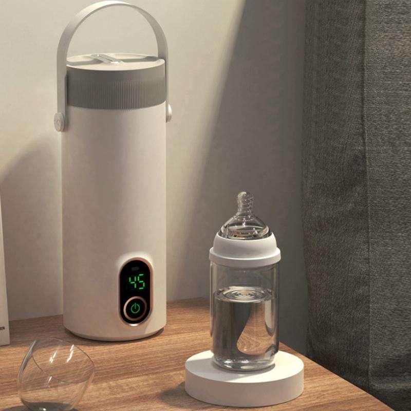 Portable Breast Milk Thawing Fast Heating Bottle Warmer, CN Plug(White)