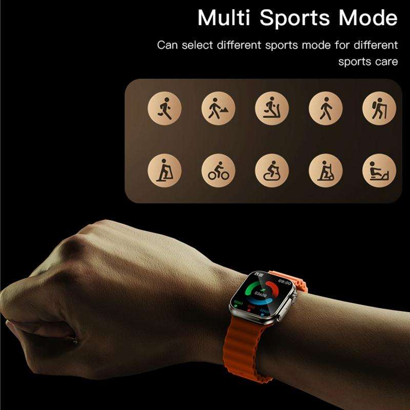 Yesido IO19 2 inch IPS Screen IP68 Waterproof Smart Watch, Support Blood Pressure Monitoring / EC...
