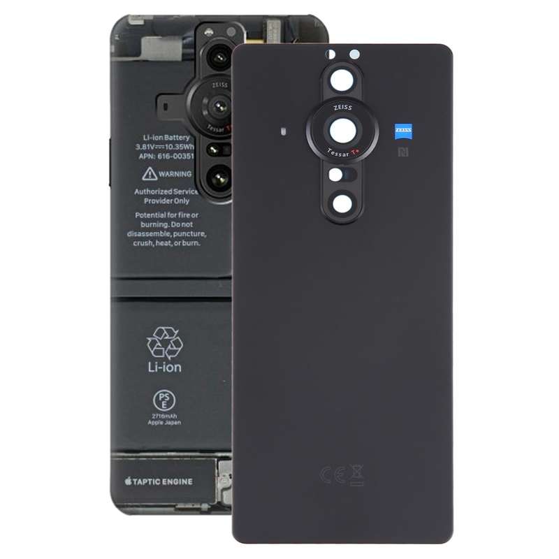 For Sony Xperia Pro-I Original Battery Back Cover with Camera Lens Cover(Black)
