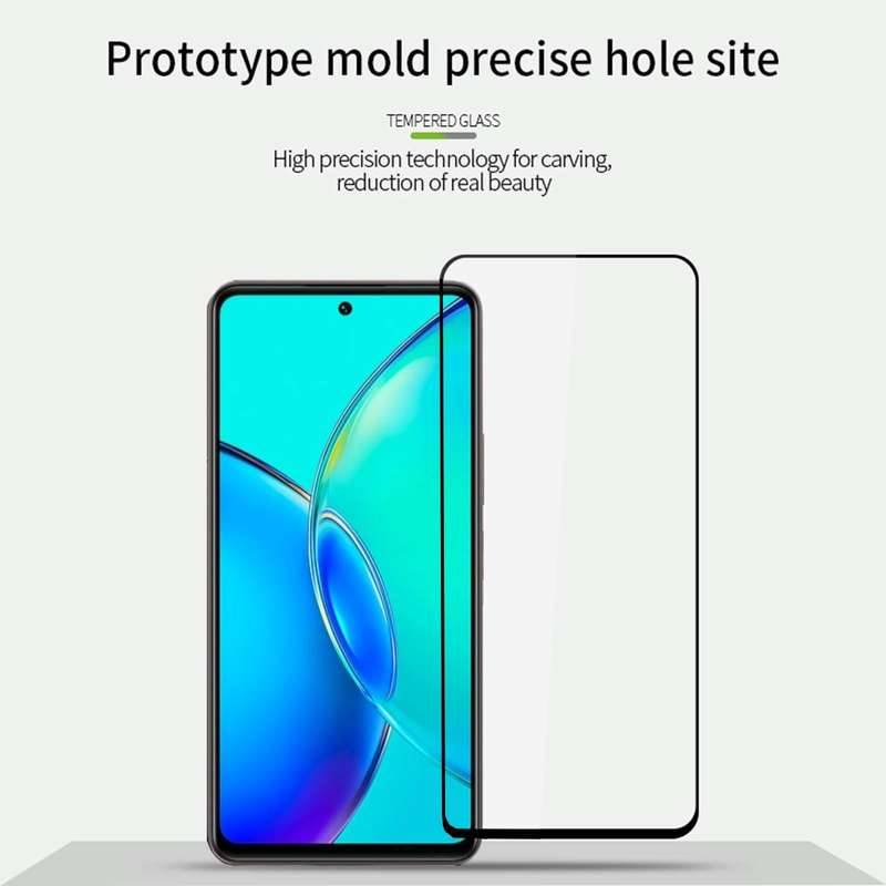 For vivo Y27s PINWUYO 9H 2.5D Full Screen Tempered Glass Film(Black)