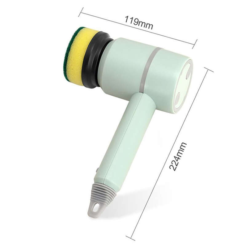 Wireless Electric Cleaning Brush USB Rechargeable Kitchen Bathtub Tile Cleaning Brushes Green 120...
