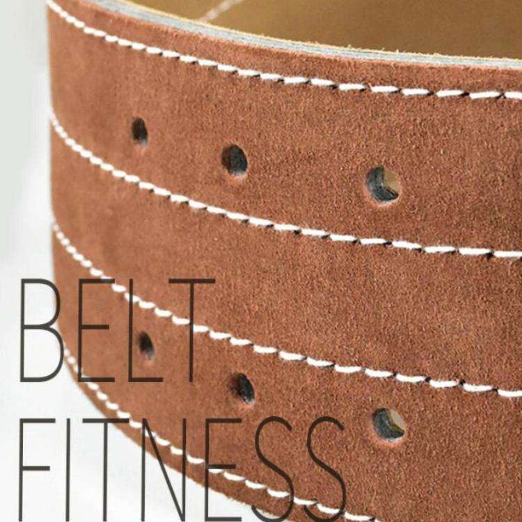 EADEN Cowhide Fitness Waist Protective Belt Squat Weightlifting Waist Support, Size:XL(Black)