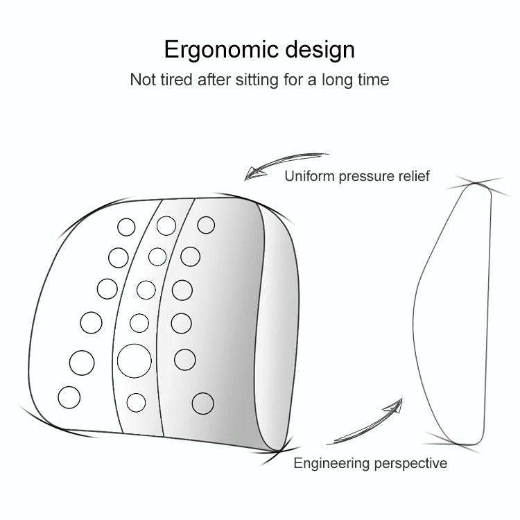 Lumbar Cushion Office Maternity Seat Cushion Car Lumbar Memory Foam Lumbar Pillow,Style: Standard...