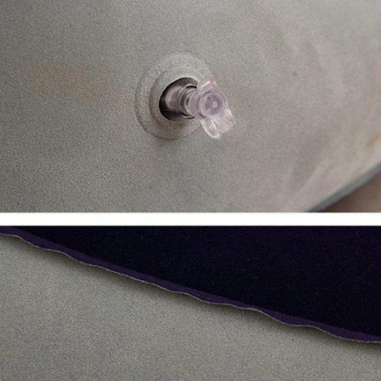 Travel Portable Inflatable Foot Rest Pilllow Mat Pad, Size:38x29cm(Gray Blue)