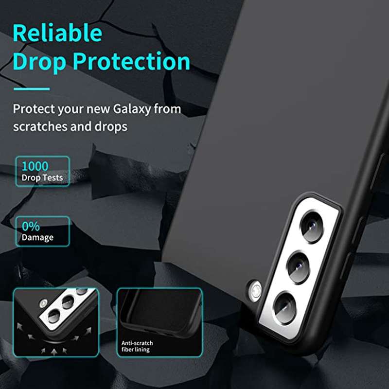 For Samsung Galaxy S21 FE 5G MagSafe Magnetic Liquid Silicone Phone Case(Black)