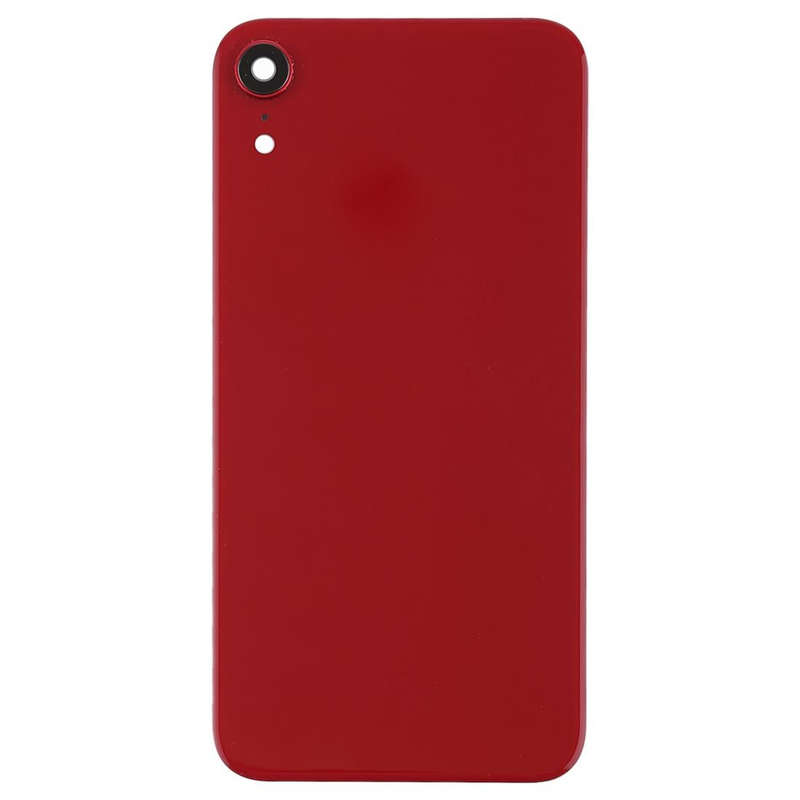 Battery Back Cover with Back Camera Bezel & Lens & Adhesive  for iPhone XR(Red)