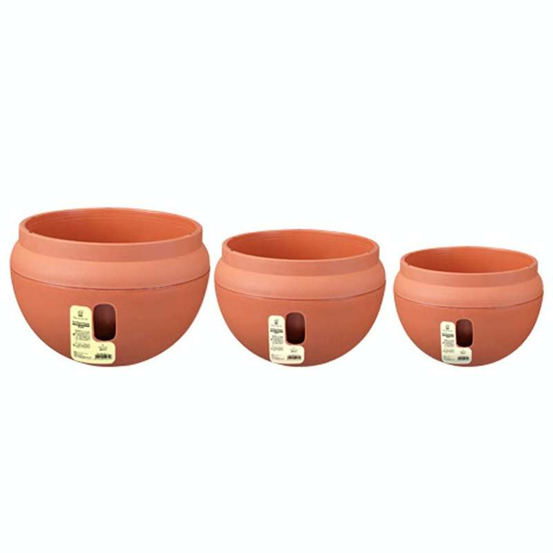 Hanging Plastic Flower Pots Hanging Pots Flower Pot With Hanging Chain,Small Size:20*13.6cm ,Rand...