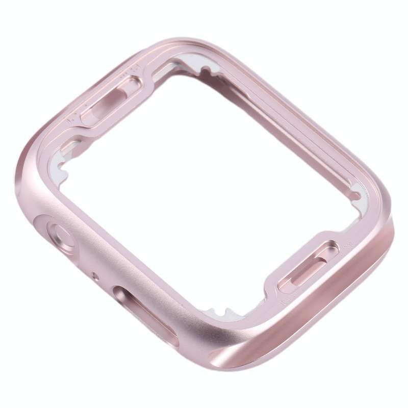 For Apple Watch Series 9 41mm Aluminum Alloy Middle Frame Bezel Plate (Pink)