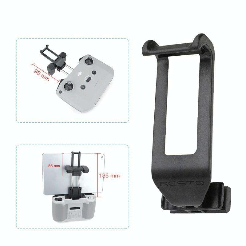 RCSTQ Remote Control Quick Release Tablet Phone Clamp Holder for DJI Mavic Air 2 Drone, Colour: T...