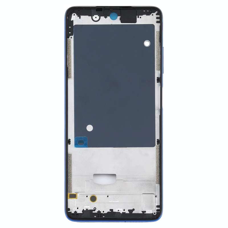 Front Housing LCD Frame Bezel Plate for Xiaomi Poco X3 / Poco X3 NFC M2007J20CG / M2007J20CT(Blue)