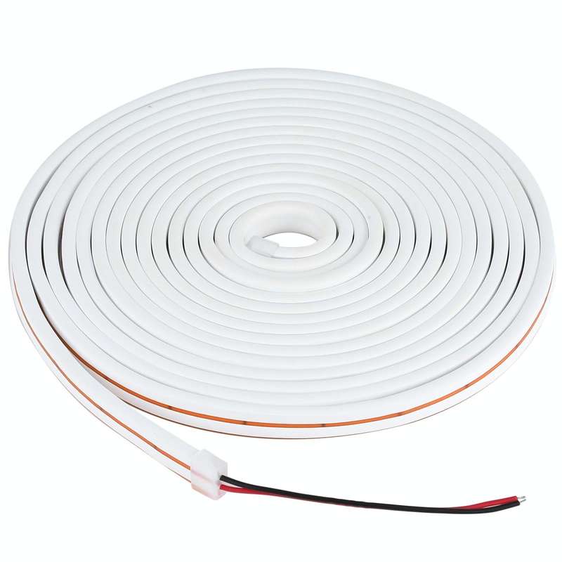 CJ-1206 12V 6A 5m IP65 Waterproof Silicone Neon LED Strip Light(Orange)