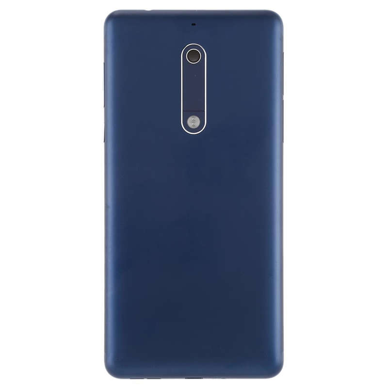 Battery Back Cover with Camera Lens & Side Keys for Nokia 5(Blue)